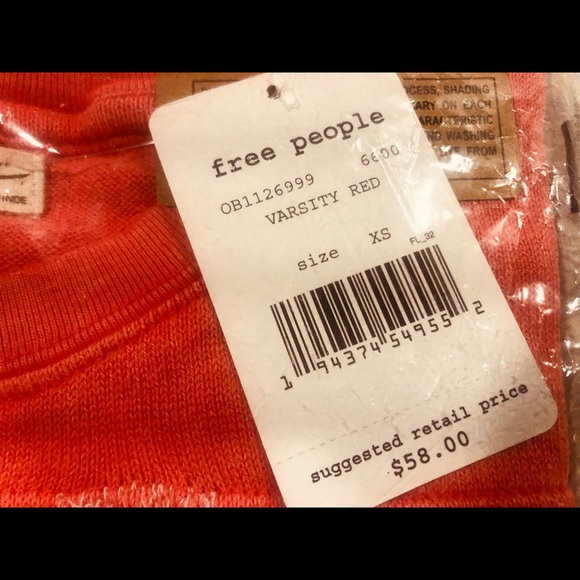 🎉HP🎉Free People❤️🔥Warrior SS Tee❤️🔥NWT in Package❤️🔥 - Picture 5 of 7